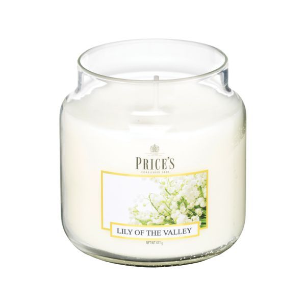Price's Candles Duftkerze im Glas LILY OF THE VALLEY 411g