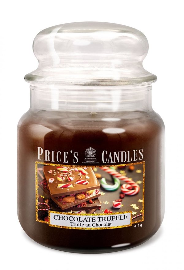 Price's Candles Duftkerze im Glas CHOCOLATE TRUFFLE 411g